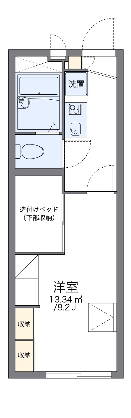 代表的な間取のため実際の間取とは異なる場合があります