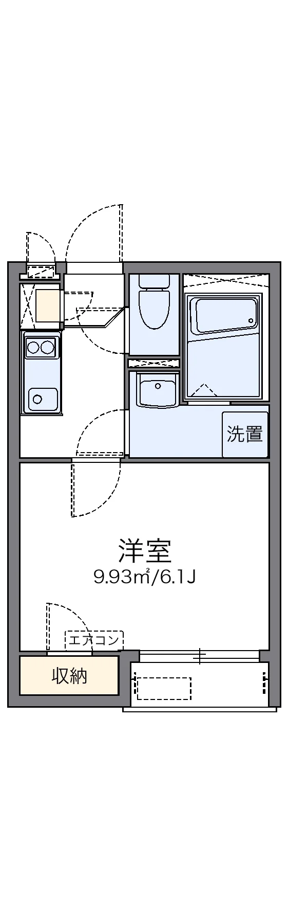 代表的な間取のため実際の間取とは異なる場合があります