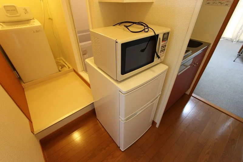 レンジ、冷蔵庫、洗濯機