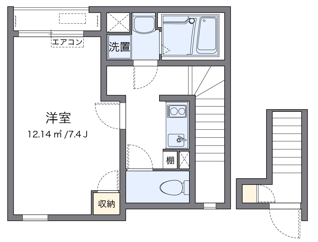 代表的な間取のため実際の間取とは異なる場合があります