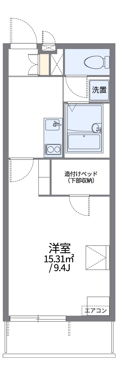 代表的な間取のため実際の間取とは異なる場合があります