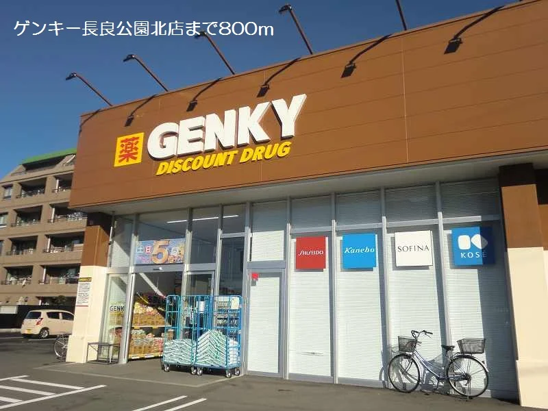 ゲンキー長良公園北店まで800m