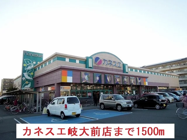 カネスエ岐大前店まで1500m