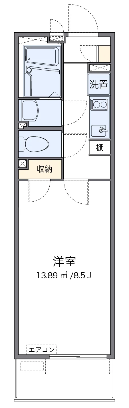 代表的な間取のため実際の間取とは異なる場合があります