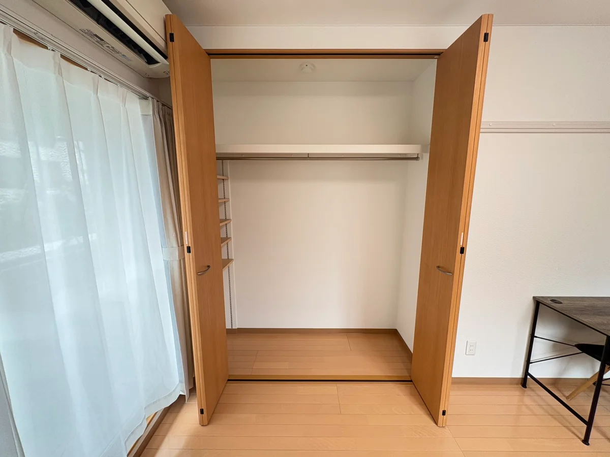 クローゼット完備してます！