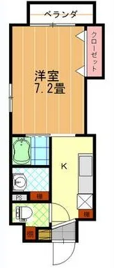 １Ｋの築浅のお部屋になります。設備も充実しているのでおススメです♪