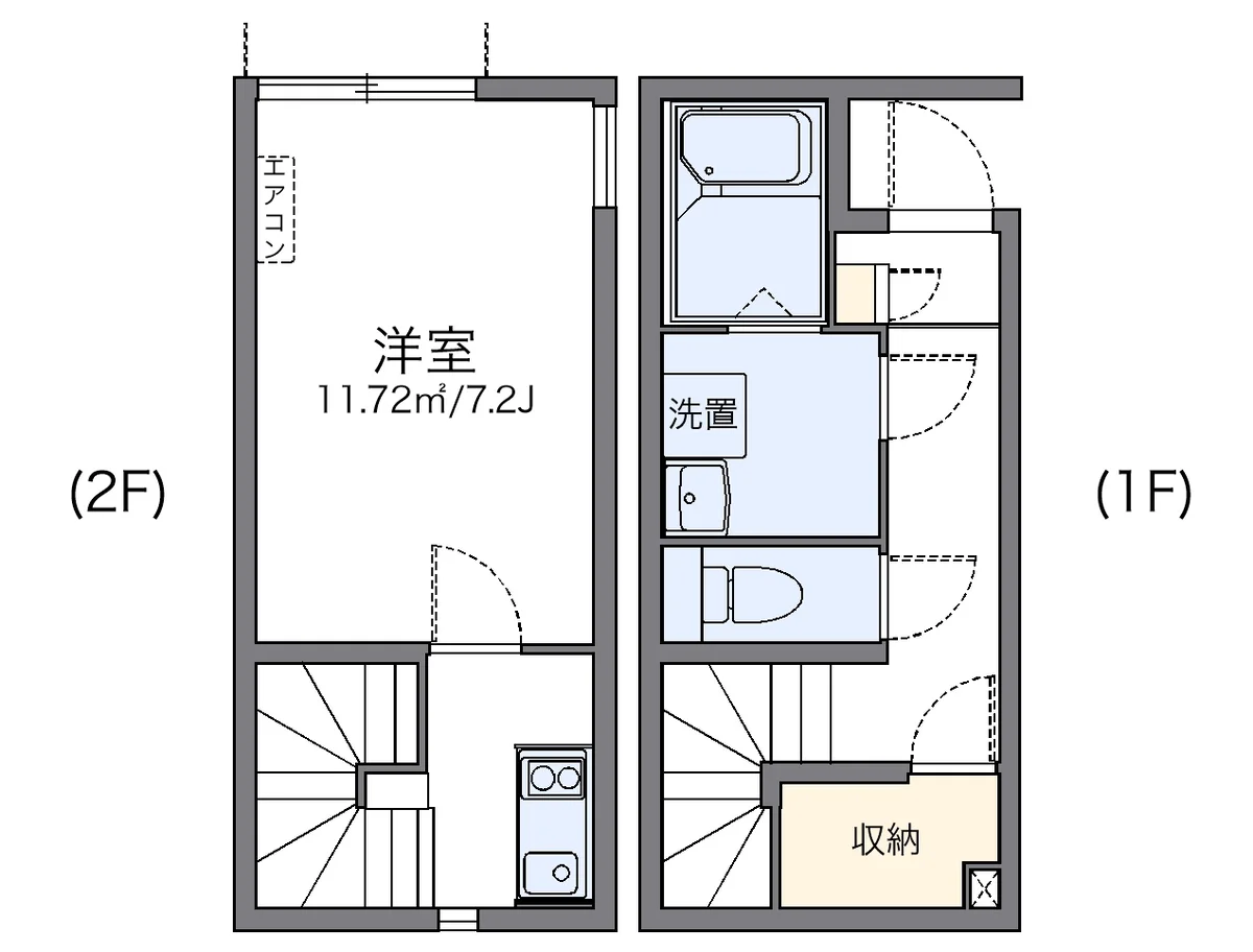 代表的な間取のため実際の間取とは異なる場合があります