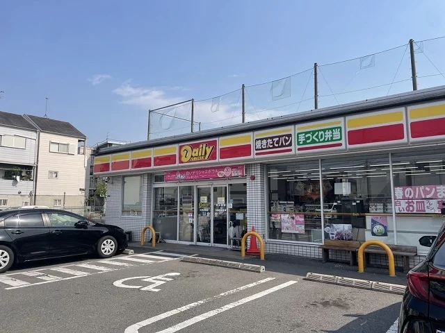 デイリーヤマザキ深野店様まで100m