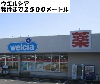 ウエルシアまで2500m