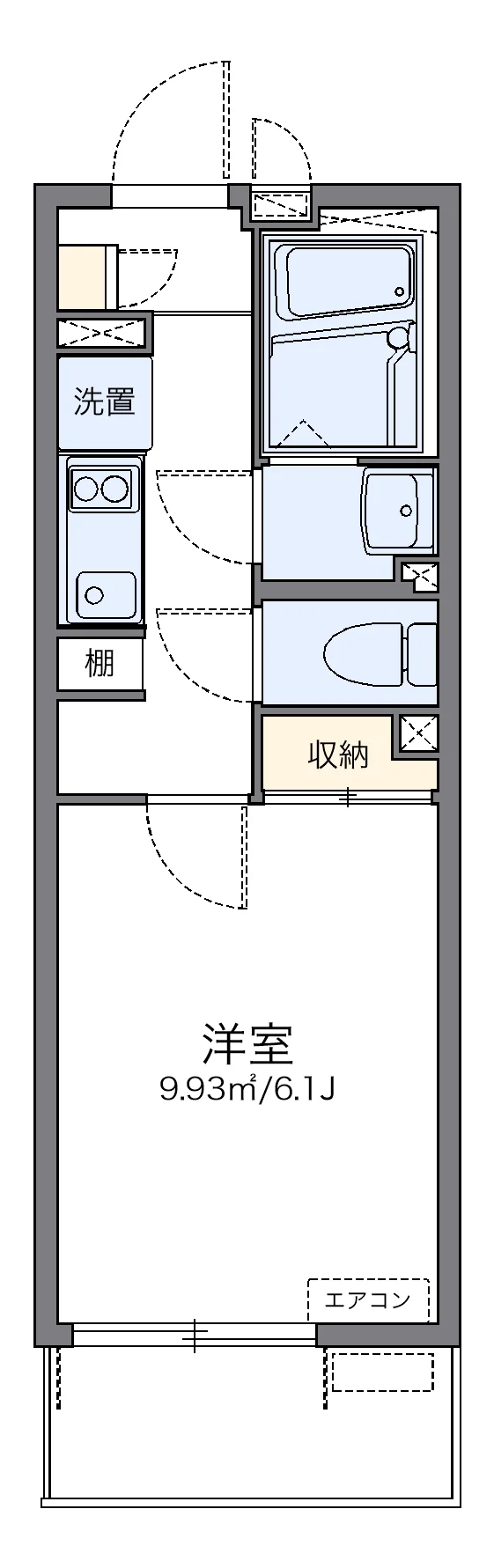 代表的な間取のため実際の間取とは異なる場合があります