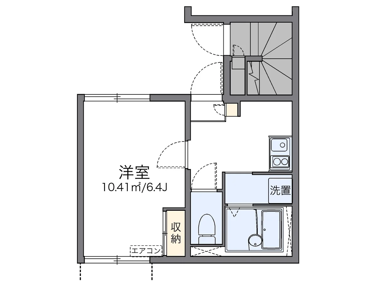 代表的な間取のため実際の間取とは異なる場合があります