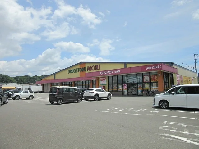 ドラッグストアモリ宝来店まで300m