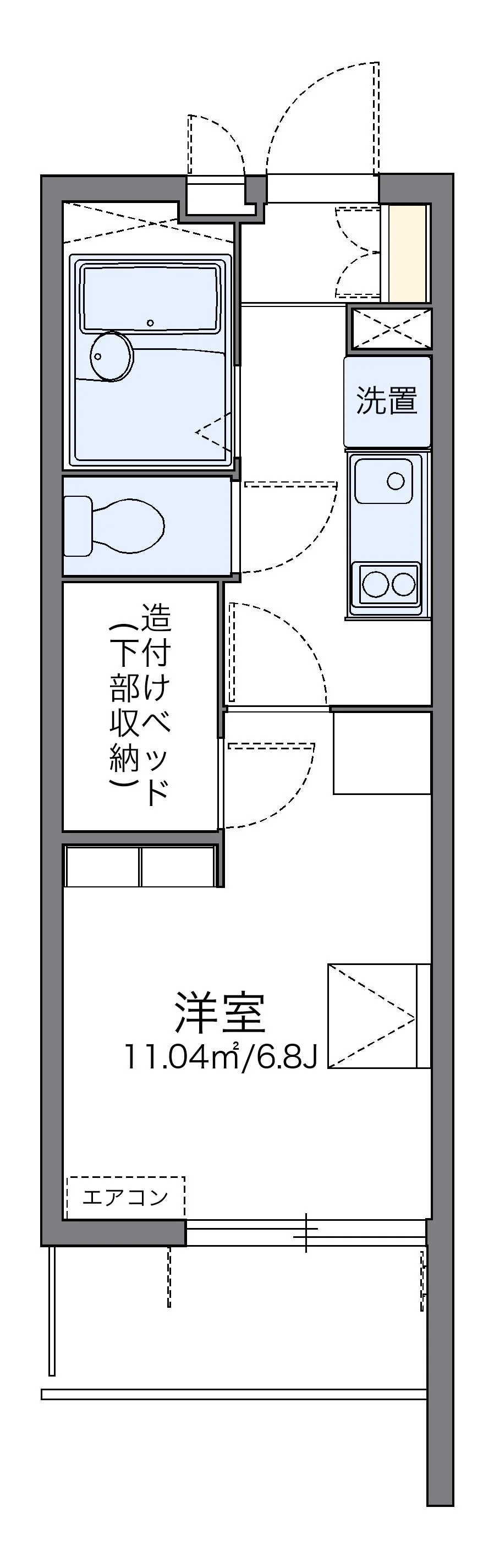 代表的な間取のため実際の間取とは異なる場合があります