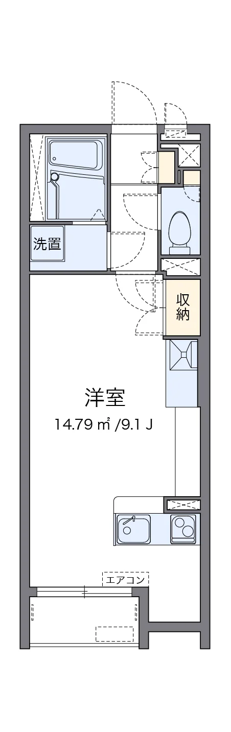 代表的な間取のため実際の間取とは異なる場合があります