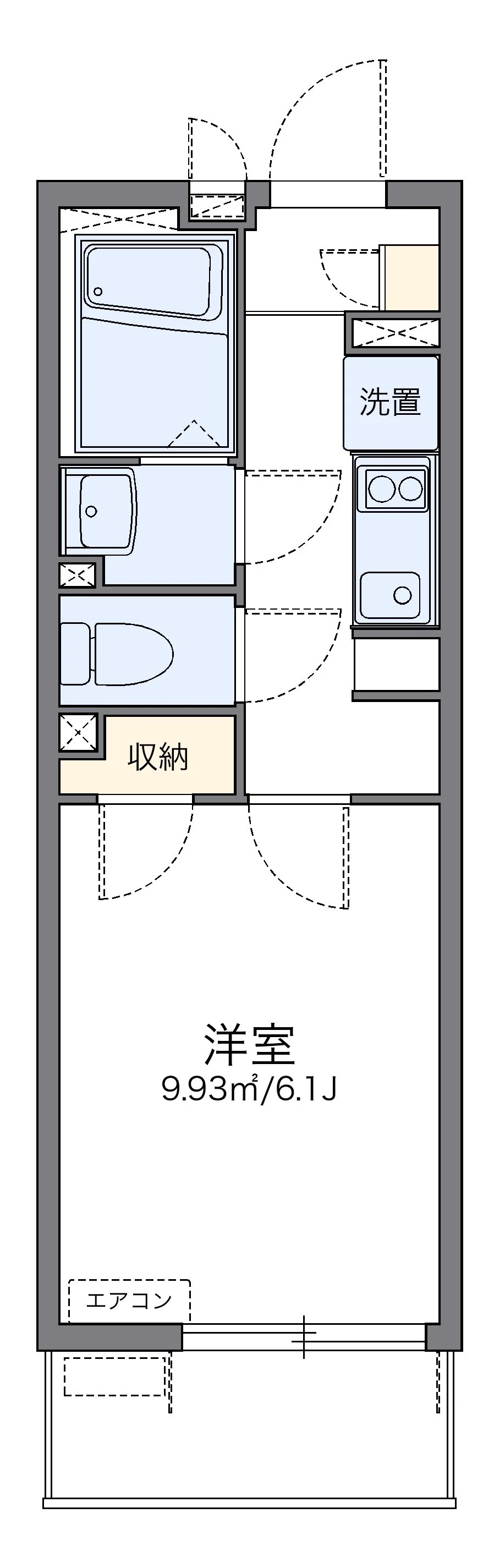 代表的な間取のため実際の間取とは異なる場合があります