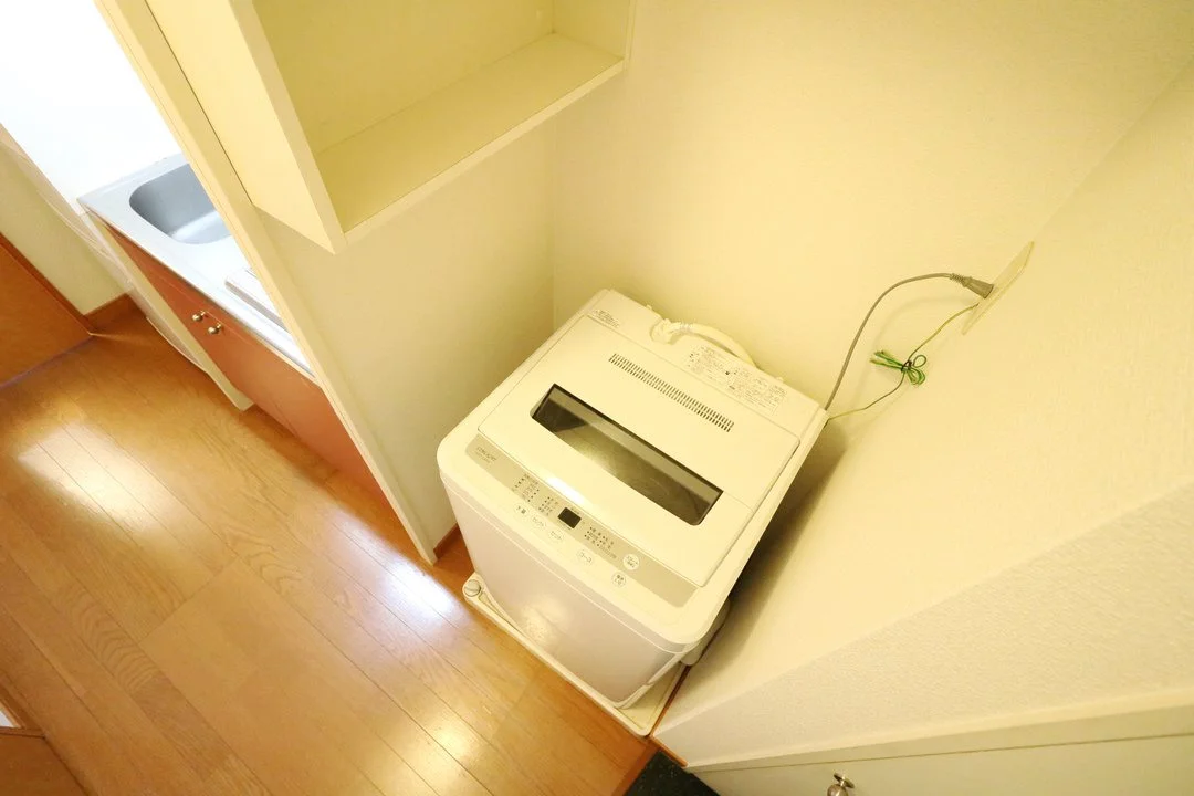 洗濯機完備によりお手軽に引越しが可能！