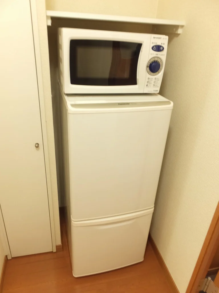 設置家電　冷蔵庫・電子レンジ