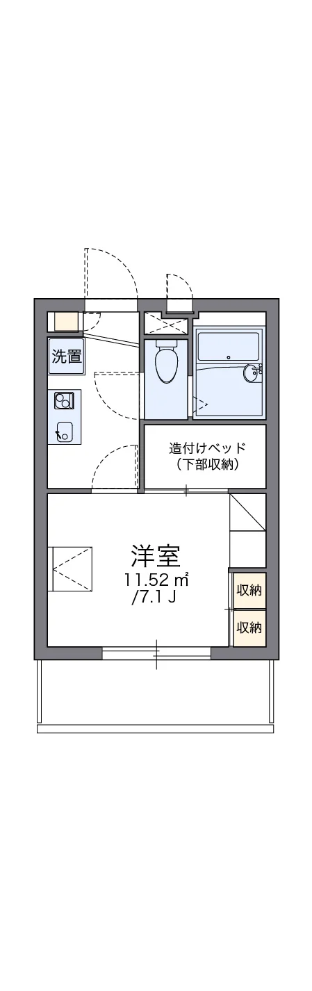 代表的な間取のため実際の間取とは異なる場合があります