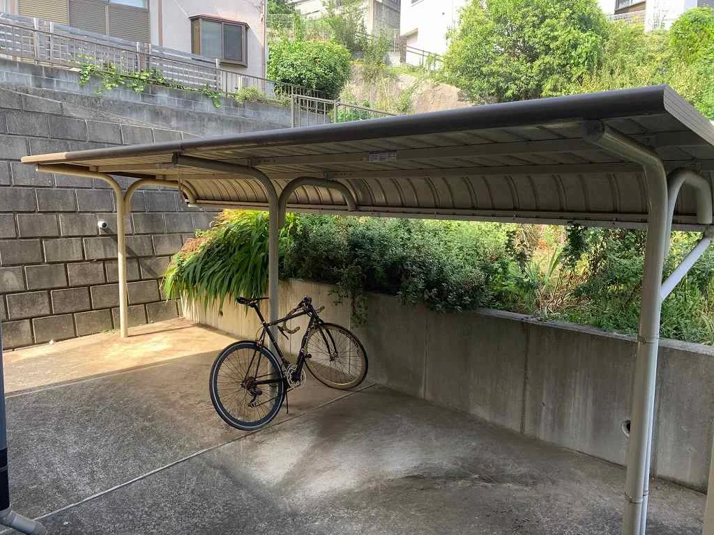 駐輪場です。