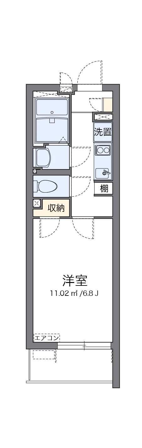代表的な間取のため実際の間取とは異なる場合があります
