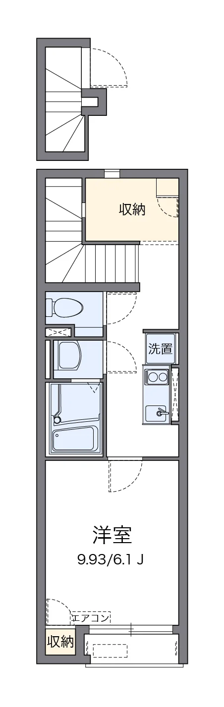 代表的な間取のため実際の間取とは異なる場合があります