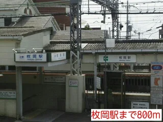 枚岡駅まで800m