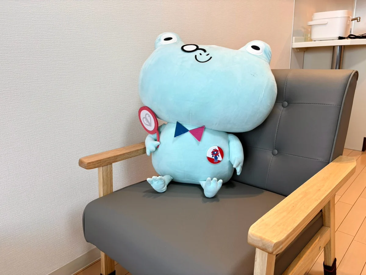 エスリード賃貸のマスコットキャラクター『ケロ坊』も皆様のご利用お待ちしております♪