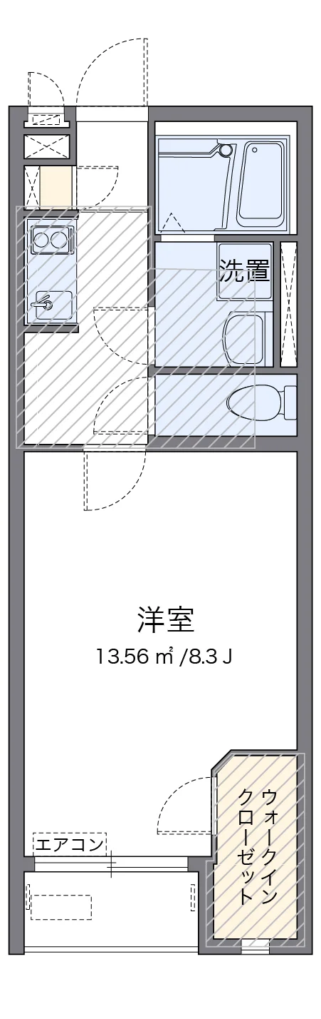 代表的な間取のため実際の間取とは異なる場合があります