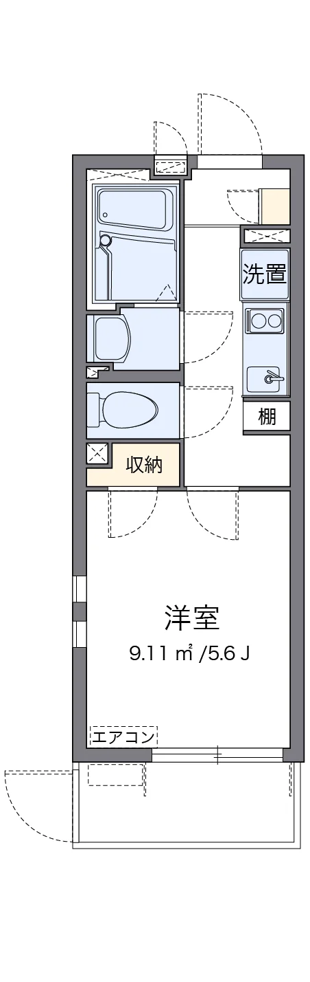 代表的な間取のため実際の間取とは異なる場合があります