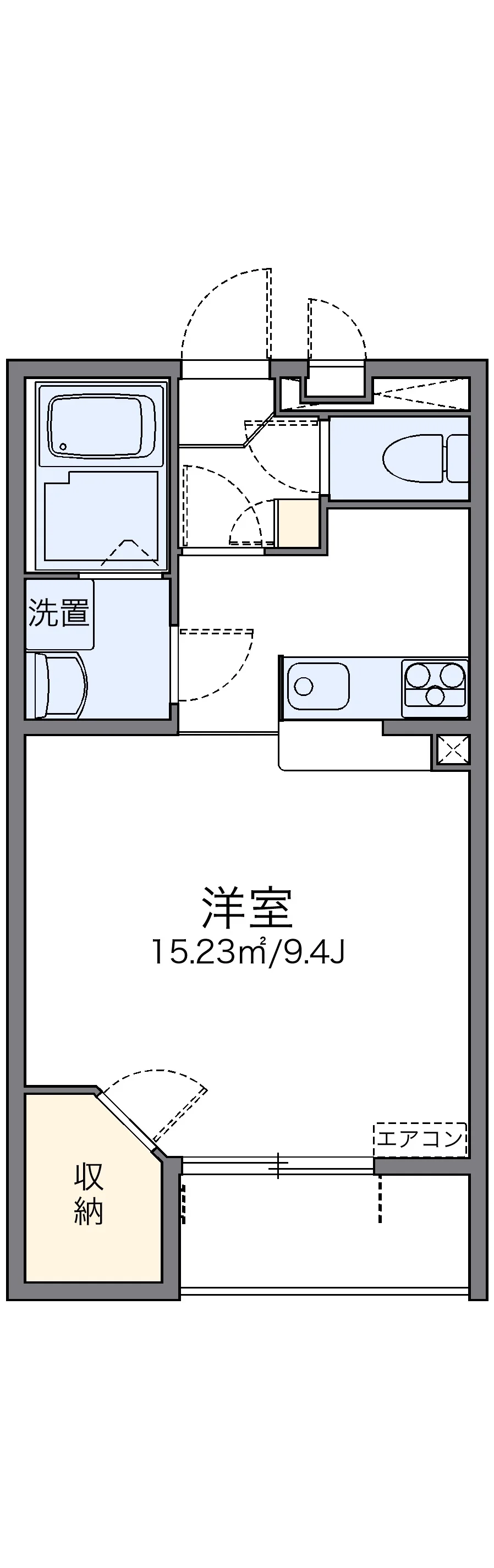 代表的な間取のため実際の間取とは異なる場合があります