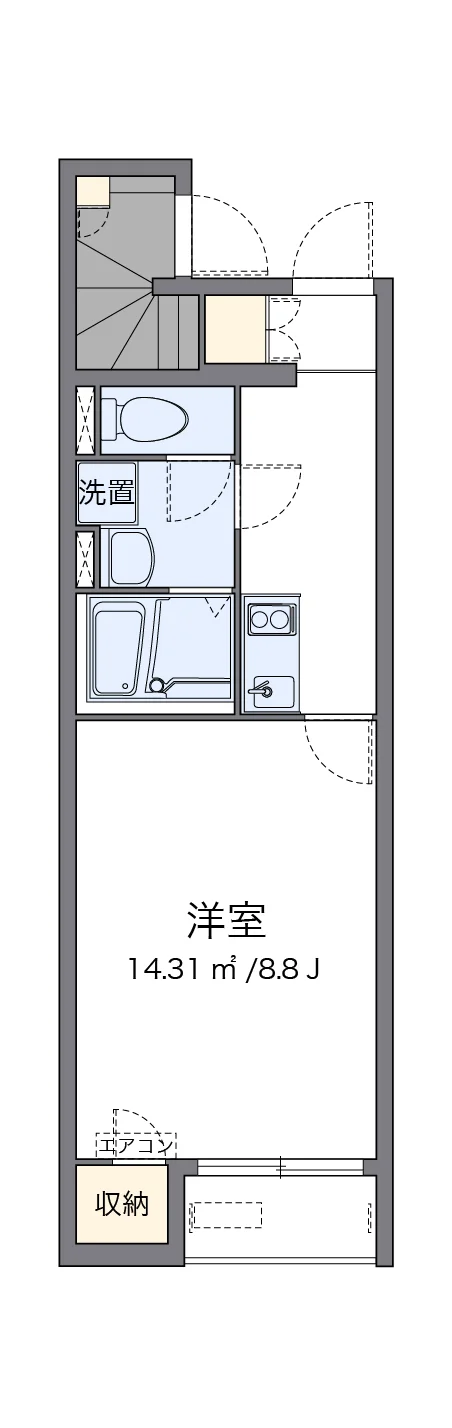 代表的な間取のため実際の間取とは異なる場合があります
