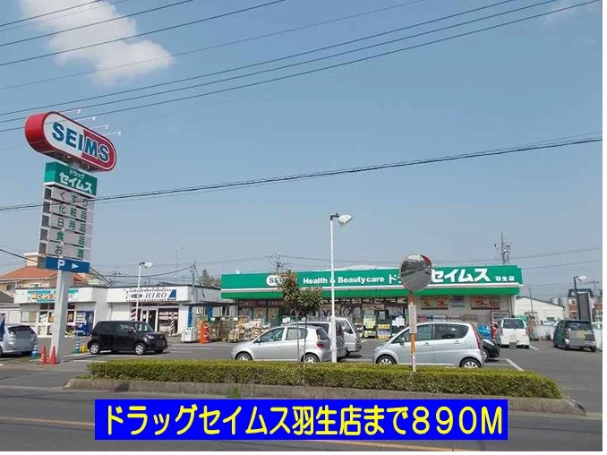 ドラッグセイムス羽生店まで890m