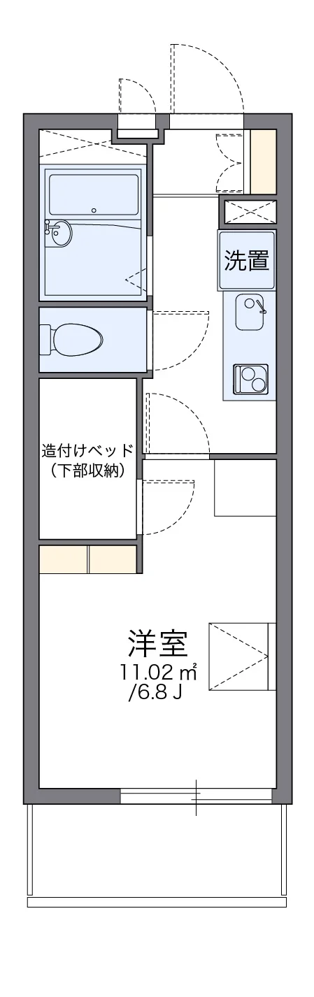 代表的な間取のため実際の間取とは異なる場合があります