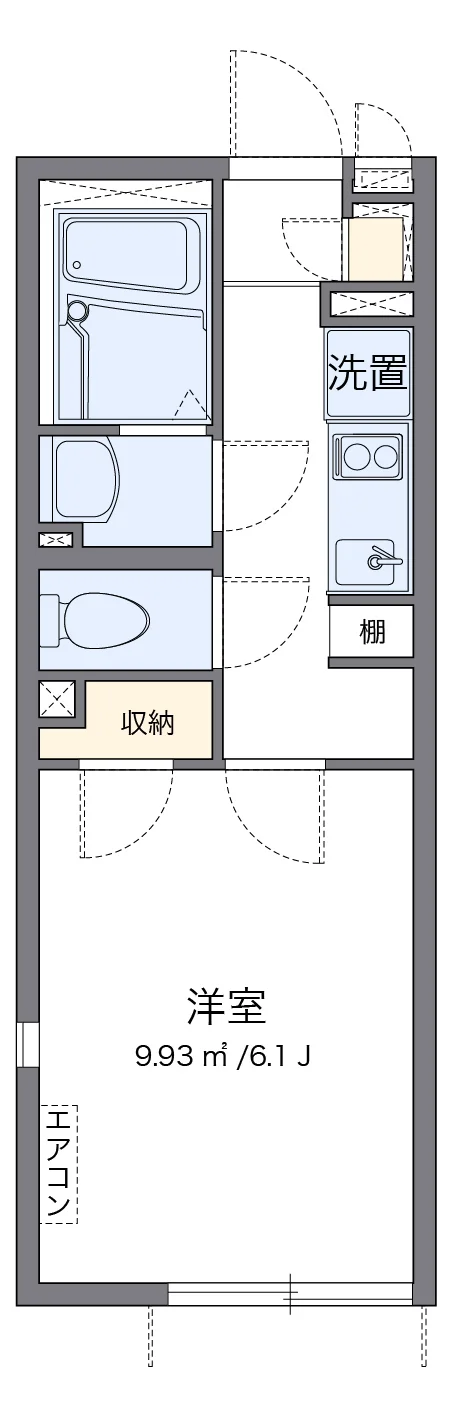 代表的な間取のため実際の間取とは異なる場合があります