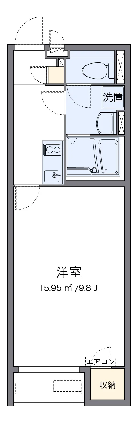代表的な間取のため実際の間取とは異なる場合があります