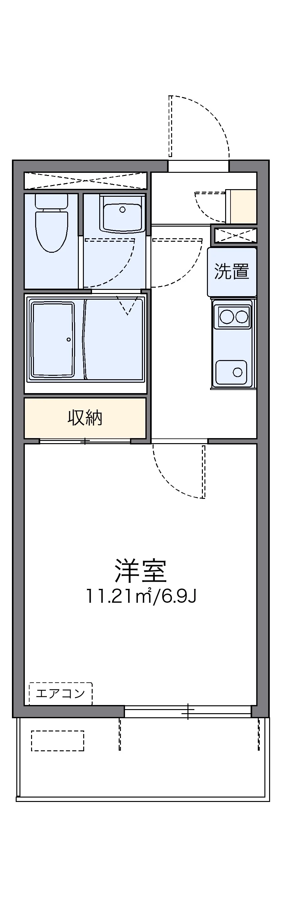 代表的な間取のため実際の間取とは異なる場合があります