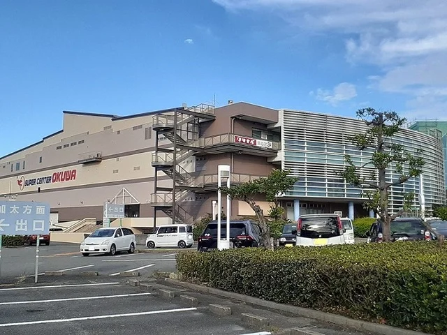 オークワパームシティ様まで1900m