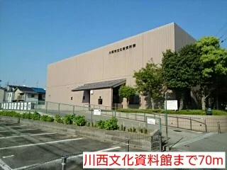 川西文化資料館まで70m