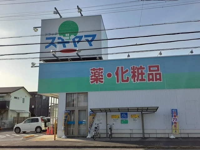 ドラッグスギヤマ 六軒屋店まで1000m