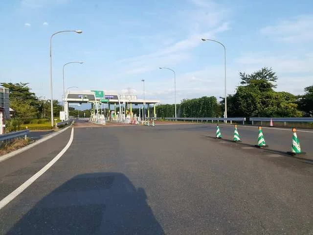新津インターまで600m