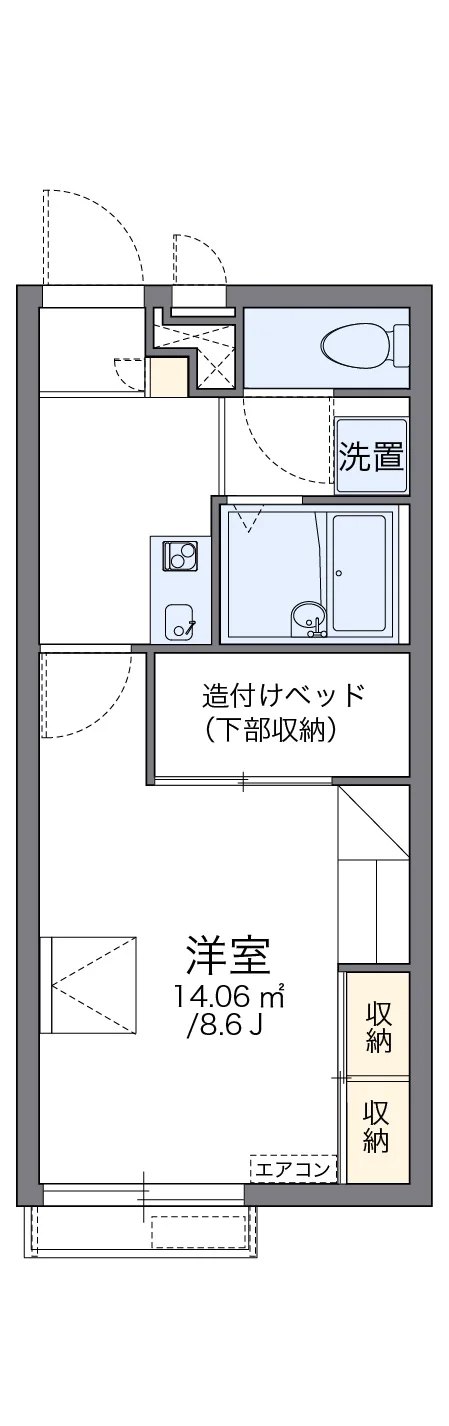 代表的な間取のため実際の間取とは異なる場合があります