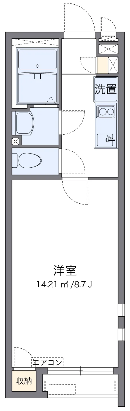 代表的な間取のため実際の間取とは異なる場合があります