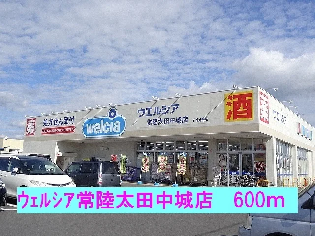 ウエルシア常陸太田中城店まで600m