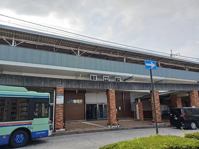 JR湖西線堅田駅まで4543m