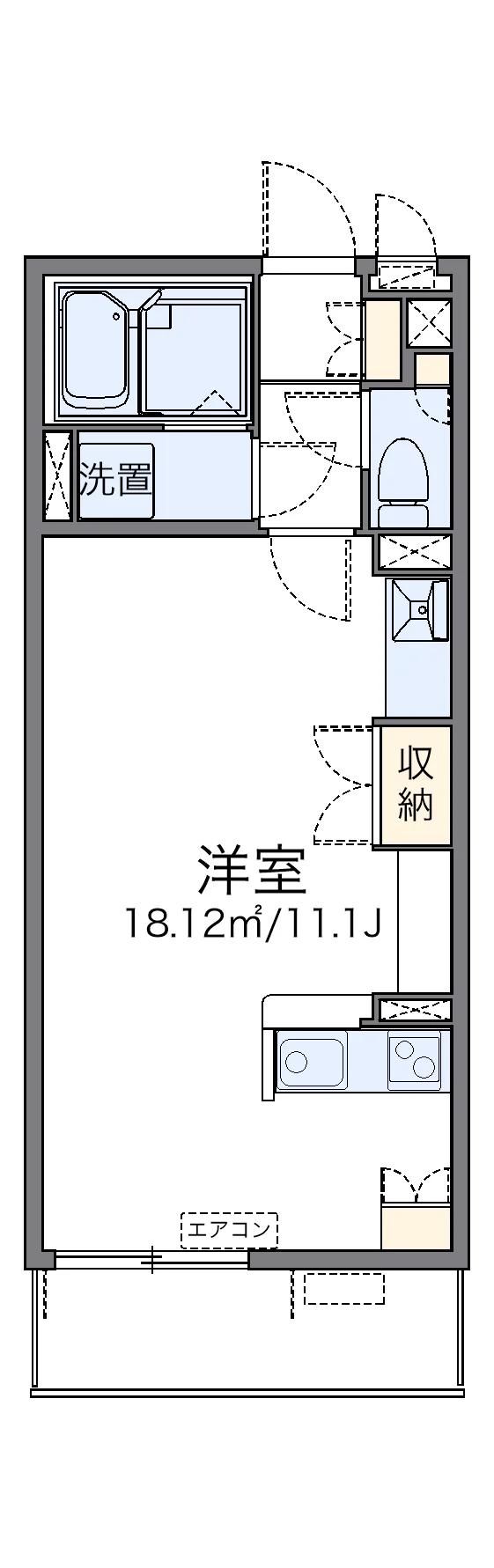 代表的な間取のため実際の間取とは異なる場合があります