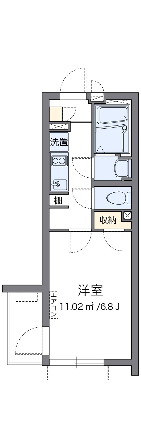 代表的な間取のため実際の間取とは異なる場合があります