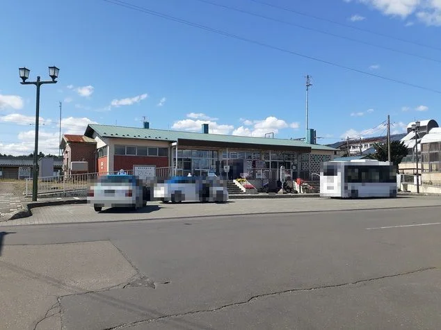 島松駅まで450m