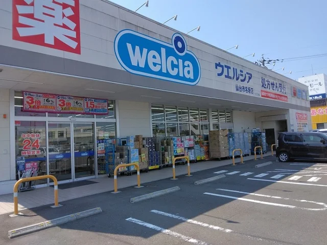 ウエルシア仙台市名坂店まで500m