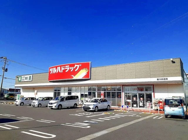 ツルハドラッグ 釜大街道店まで650m
