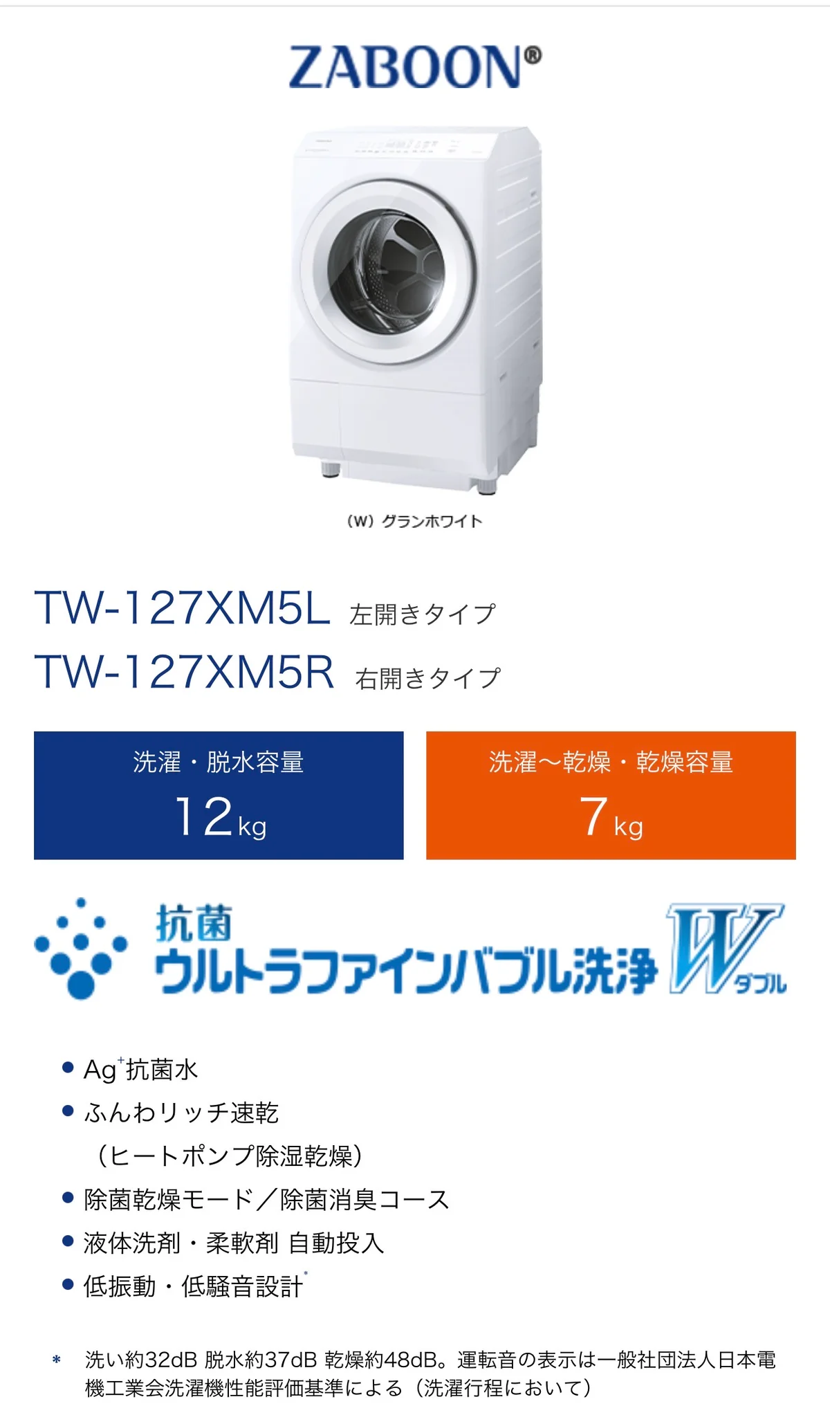 ドラム式洗濯乾燥機